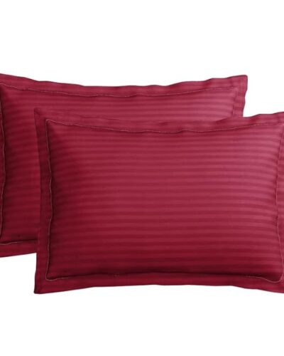 Pure Cotton Satin Stripes Pillow Cover Set