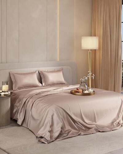 Double Bedsheet with 2 Pillow Covers, 300 TC UltraSatin Premium Bedding Set