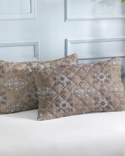 Cotton Quilted Pillow Cover